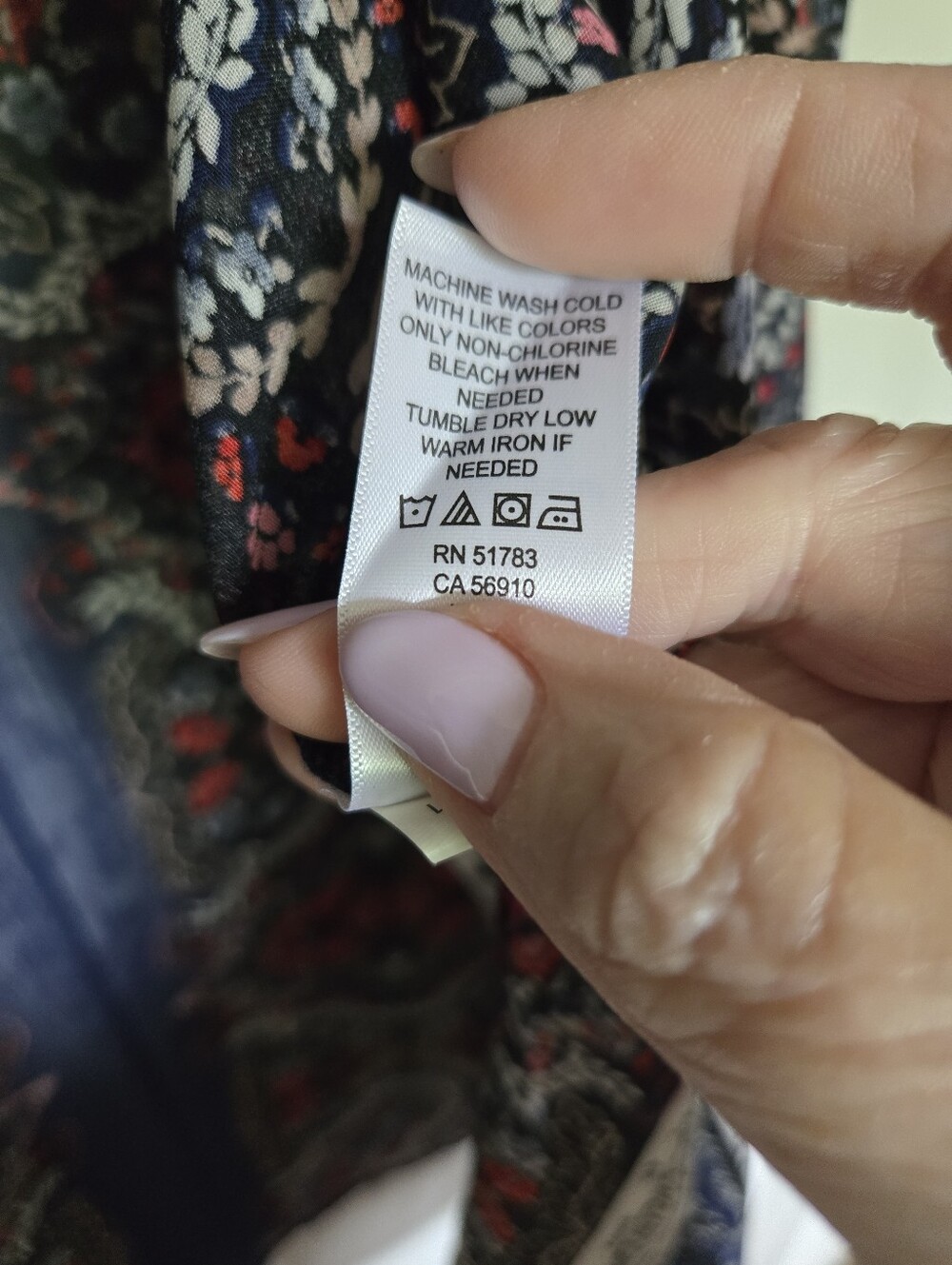 Maurices Boho Beachy Sheer Kimono Cover Up Navy Red Floral Paisley Size 2/3 - Picture 12 of 13